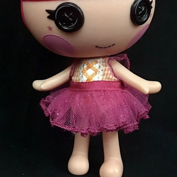 Lalaloopsy Littles Doll Twisty Tumbelina Cute Pink Hair Gold Crown MGA Toy - Picture 3 of 12